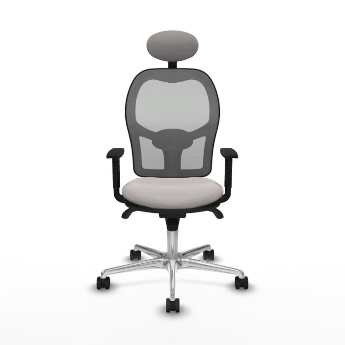 PIQUERAS Y CRESPO Silla de oficina Jorquera Blanco y Gris PIQUERAS Y CRESPO Silla de oficina Jorquera Blanco y Gris