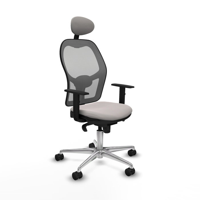 PIQUERAS Y CRESPO Silla de oficina Jorquera Blanco y Gris PIQUERAS Y CRESPO Silla de oficina Jorquera Blanco y Gris