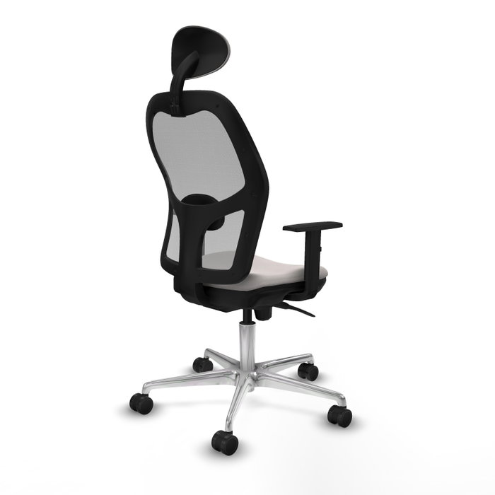 PIQUERAS Y CRESPO Silla de oficina Jorquera Blanco y Gris PIQUERAS Y CRESPO Silla de oficina Jorquera Blanco y Gris