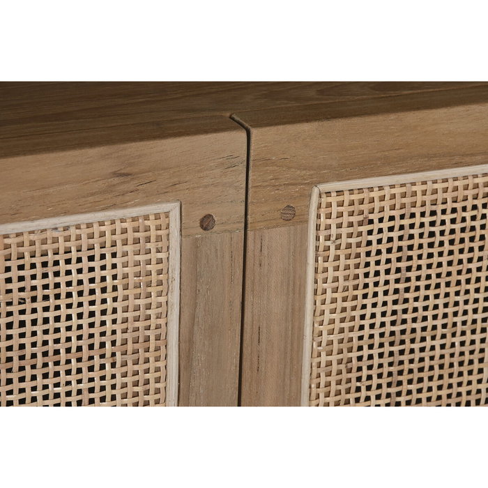 DKD Home Decor Vitrina Teca y Cristal Natural 80x45x190 cm DKD Home Decor Vitrina Teca y Cristal Natural 80x45x190 cm