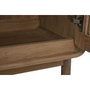 DKD Home Decor Vitrina Teca y Cristal Natural 80x45x190 cm
