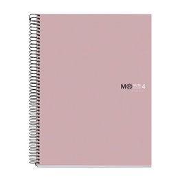 Bloc Miquelrius The Original Notebook 4 Micro.Tapa Extra A4 120H 90G Cuadric.5X5 Rosa Arena (Set de 5)