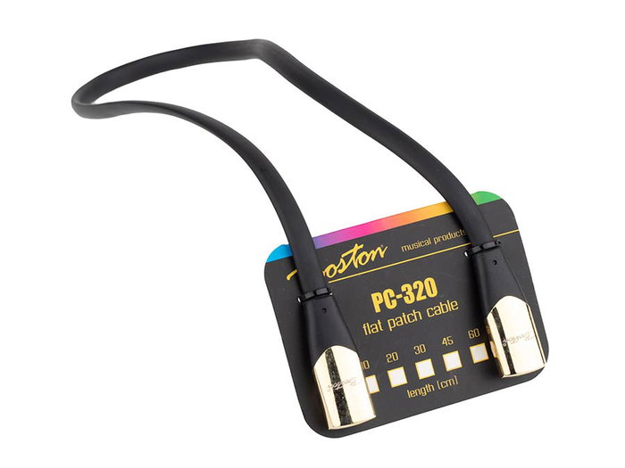 Cable Plano Boston 0.45 m Negro Jack X 2