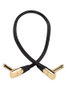 Cable Plano Boston 0.45 m Negro Jack X 2