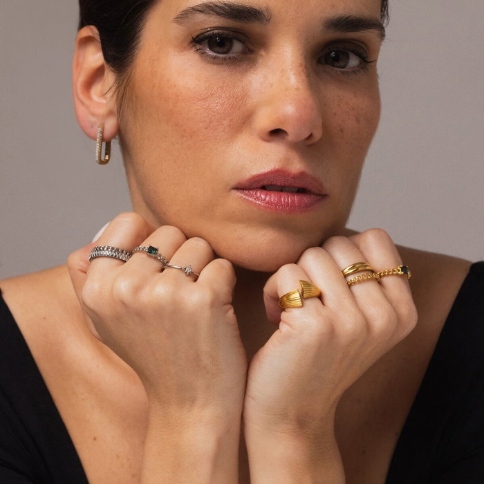 Anillo Mujer One Jewels OJNYR42G-7 Dorado 7