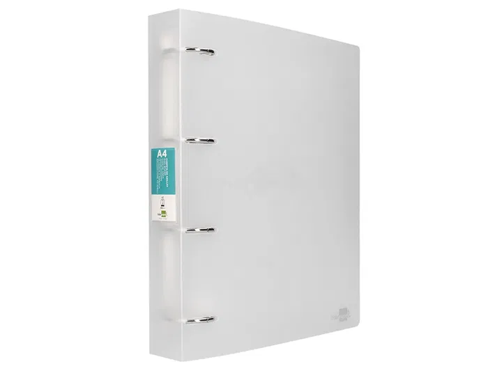 Liderpapel Carpeta 4 Anillas Mixtas 40 mm Polipropileno DIN A4 Transparente
