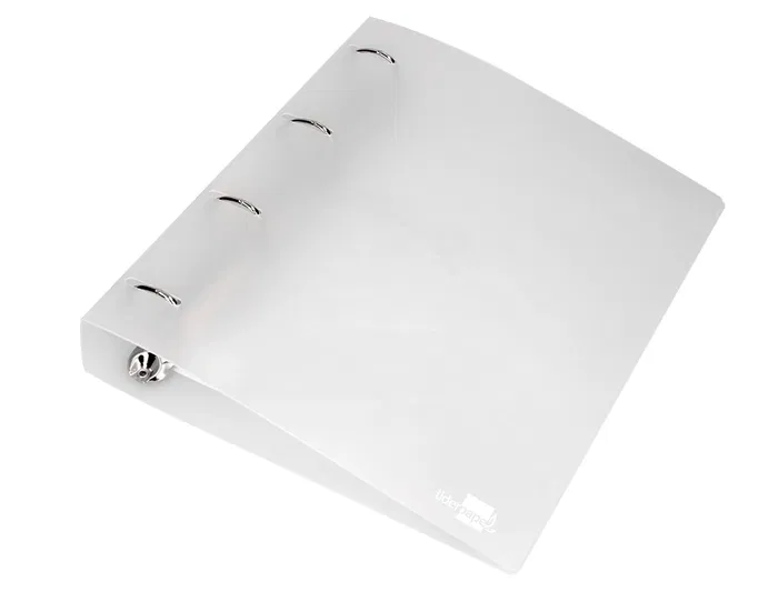 Liderpapel Carpeta 4 Anillas Mixtas 40 mm Polipropileno DIN A4 Transparente