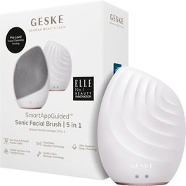 Geske Sonic Facial Brush 5in1 White Rose
