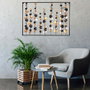 Home Deco Factory Mural Decorativo de Flores de Metal 100x70 cm