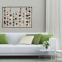 Home Deco Factory Mural Decorativo de Flores de Metal 100x70 cm