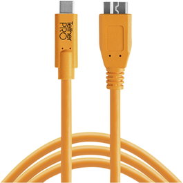 Tether USB-C a 3.0 Micro-B 4.60m naranja