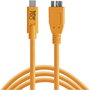 Tether USB-C a 3.0 Micro-B 4.60m naranja