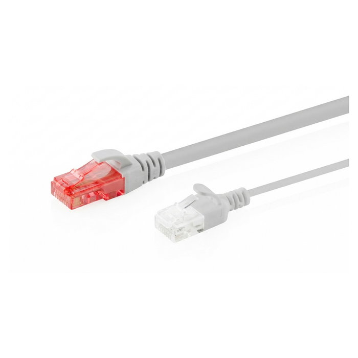 Digitus Cable de conexión CAT 6 U-UTP Slim 0,3 m Gris