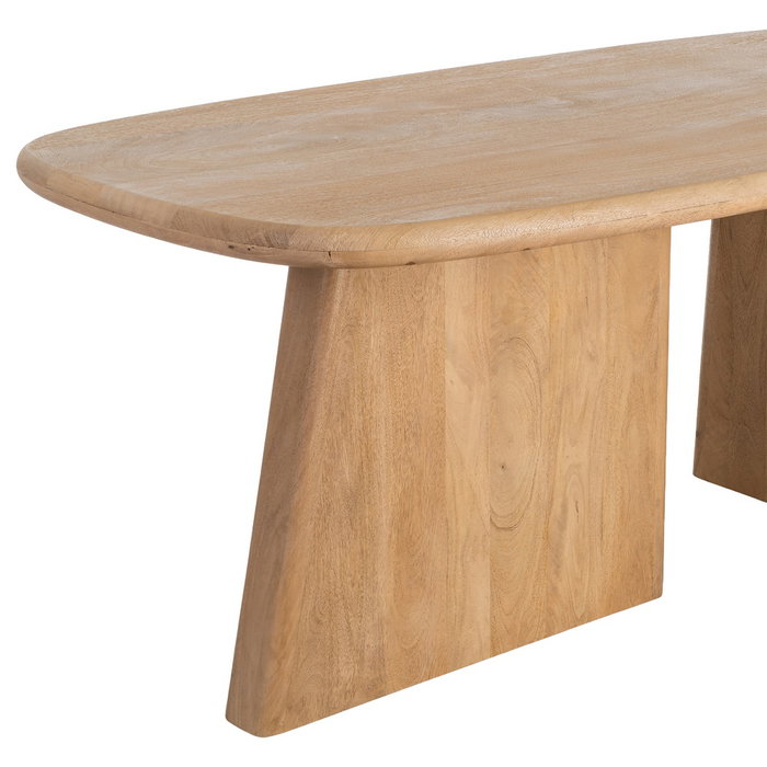 Mesa Comedor Natural Madera de Mango 180 X 90 X 76 cm