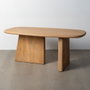 Mesa Comedor Natural Madera de Mango 180 X 90 X 76 cm
