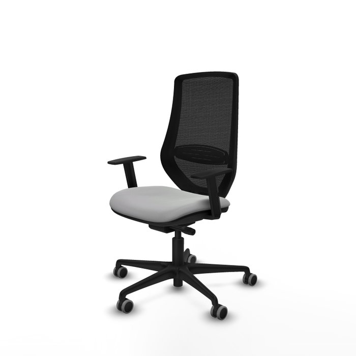 PIQUERAS Y CRESPO Silla de oficina Mardos con mecanismo Sincro/Traslack Gris claro/Negro PIQUERAS Y CRESPO Silla de oficina Mardos con mecanismo Sincro/Traslack Gris claro/Negro