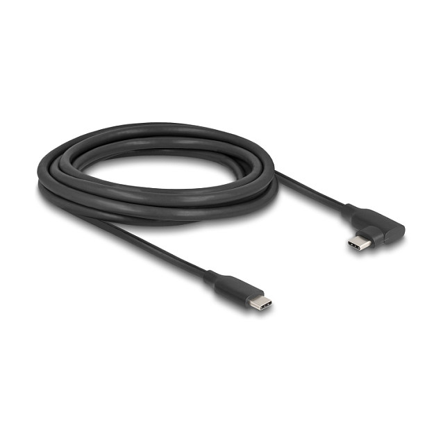 DeLOCK Cable USB Type-C a USB Type-C 8K 60W 3m Angulado DeLOCK Cable USB Type-C a USB Type-C 8K 60W 3m Angulado