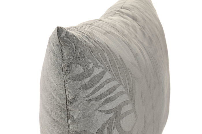 DKD Home Decor Cojín de Algodón Gris Jaquard 70x40 cm