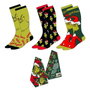 Cerdá Pack de 3 Calcetines The Grinch Talla 38-45