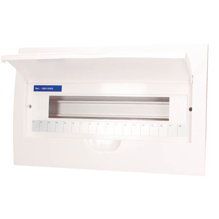 GSC Evolution Cuadro eléctrico de empotrar 18 módulos Blanco GSC Evolution Cuadro eléctrico de empotrar 18 módulos Blanco