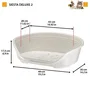 Ferplast Cesta Siesta Deluxe 2 Gris oscuro para perros y gatos