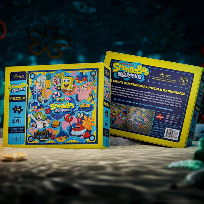 Bob Esponja Puzzle Multi-Dimensionales (1000 piezas)