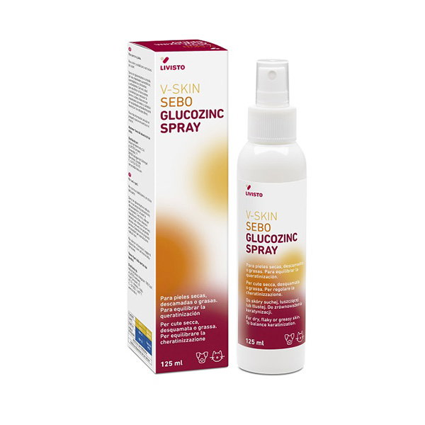 Livisto V-SKIN SEBO GLUCOZINC SPRAY 125 ML Livisto V-SKIN SEBO GLUCOZINC SPRAY 125 ML