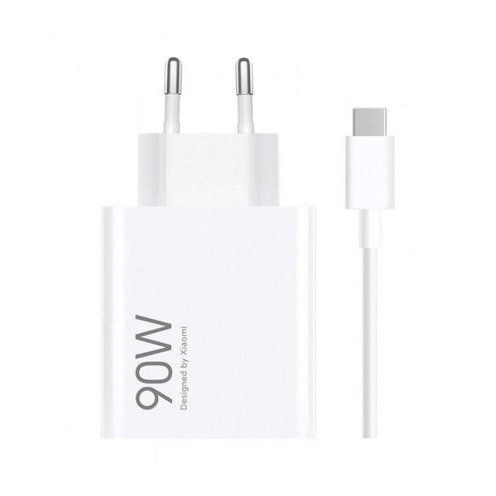 Xiaomi HyperCharge Combo 90W USB-A Blanco con Cable USB-C Xiaomi HyperCharge Combo 90W USB-A Blanco con Cable USB-C