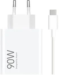 Xiaomi Cargador de Pared 90W HyperCharge Combo USB-A Blanco con Cable USB-C