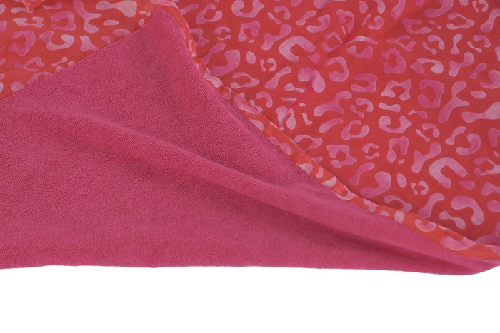 DKD Home Decor Toalla Mediterraneo Kenya Marron Rosa 180 x 100 cm (3 Unidades)