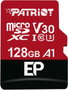 Patriot EP 128 GB microSDXC (negro/rojo, UHS-I U3, Class 10, V30, A1)