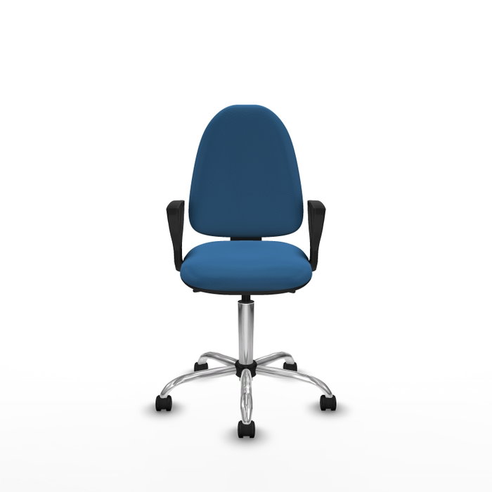 PIQUERAS Y CRESPO Silla de oficina Aýna en Azul claro con mecanismo Asincro