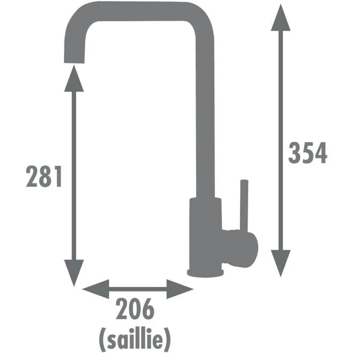 Edouard Rousseau AAAQX09927 Mezclador de lavabo SOTO Cromo