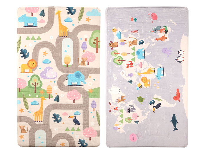 Giftdecor Alfombra Animales Surtidos 80 x 140 cm (Set de 12)