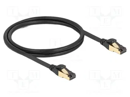 DeLOCK Cable de red Cat.7 S/FTP RJ45 1 m Negro