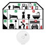 Alecto SA61 Detector de Humo Inalámbrico Conectable