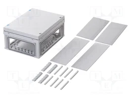 HENSEL ENYSTAR Carcasa de Pared Gris Claro