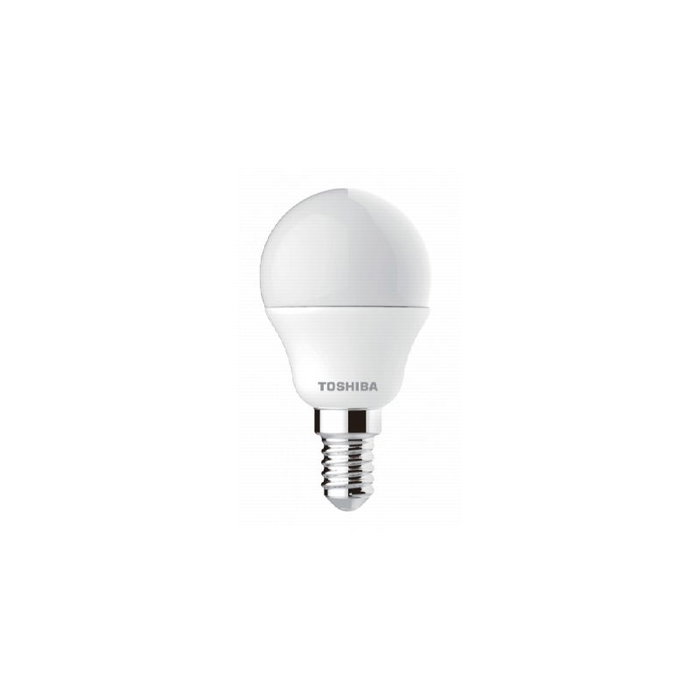 TOSHIBA Bombilla LED G45 E14 5W 6500K Dimmable - Luz Día Blanco Frío