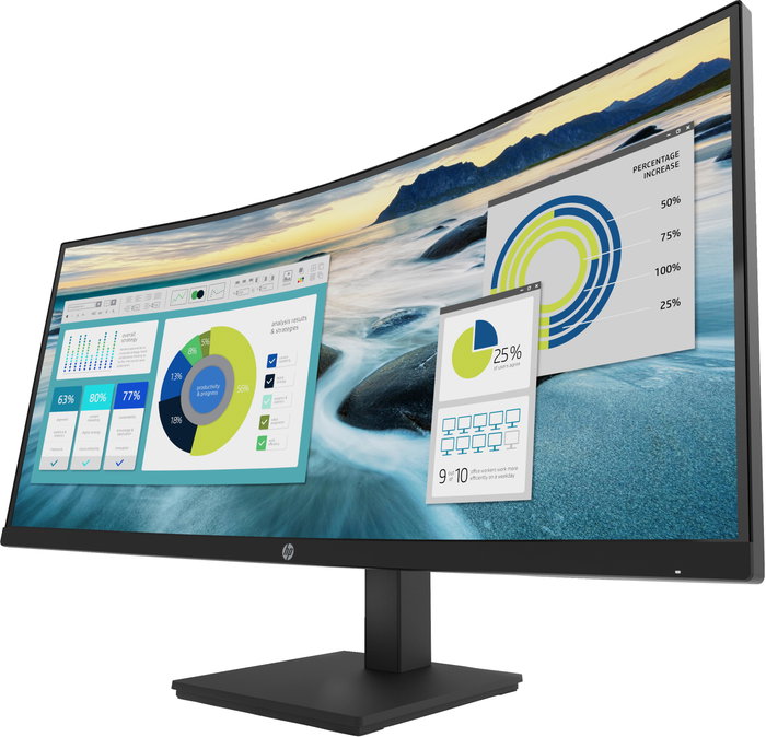 HP P34hc G4 Monitor Curvo 34 WQHD USB-C Black HP P34hc G4 Monitor Curvo 34 WQHD USB-C Black