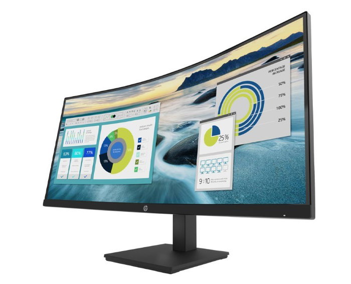 HP P34hc G4 Monitor Curvo 34 WQHD USB-C Black HP P34hc G4 Monitor Curvo 34 WQHD USB-C Black