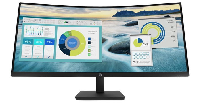 HP P34hc G4 Monitor Curvo 34 WQHD USB-C Black HP P34hc G4 Monitor Curvo 34 WQHD USB-C Black
