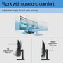HP P34hc G4 Monitor Curvo 34 WQHD USB-C Black