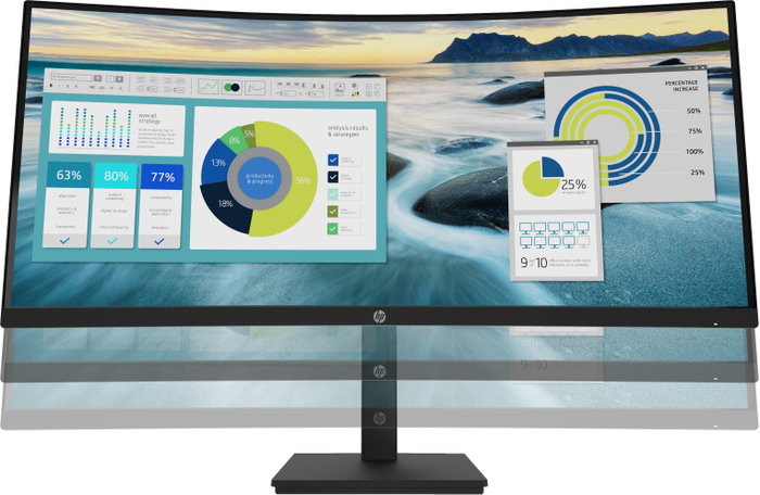 HP P34hc G4 Monitor Curvo 34 WQHD USB-C Black HP P34hc G4 Monitor Curvo 34 WQHD USB-C Black