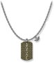 Police Engawa Necklace Silver SS Gold Pendant - Dorado