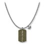 Police Engawa Necklace Silver SS Gold Pendant - Dorado
