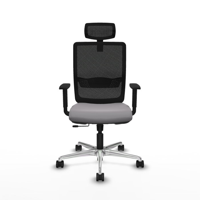 PIQUERAS Y CRESPO Silla de oficina Haches Gris y Negro PIQUERAS Y CRESPO Silla de oficina Haches Gris y Negro