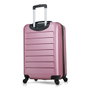 Zoozie Bags Maleta 6578 Oro Rosa ABS con Cierre Codificado y Ruedas 360, Elegante y Duradera, 37L, 57x34x25 cm