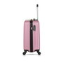 Zoozie Bags Maleta 6578 Oro Rosa ABS con Cierre Codificado y Ruedas 360, Elegante y Duradera, 37L, 57x34x25 cm