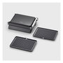 Severin KG 2399 Comfort Kontaktgrill, Plancha de Contacto Eléctrica de Placas Cerámicas Desmontables 1800W, 230°C, Negro y Acero Inoxidable