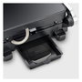 Severin KG 2399 Comfort Kontaktgrill, Plancha de Contacto Eléctrica de Placas Cerámicas Desmontables 1800W, 230°C, Negro y Acero Inoxidable